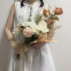 【新品】アーティシャルフラワー　ブーケ/ブートニア
