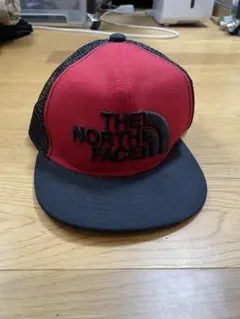 THE NORTH FACE キッズキャップレッド ブラック KM