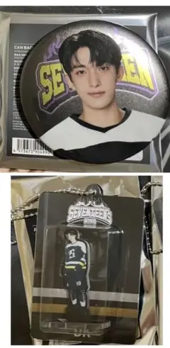 SEVENTEEN HOME ドギョム 缶バッジ & アクリルキーリング セット