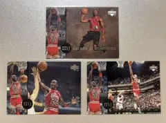 【引退記念】Michael Jordan インサートカード3枚セット