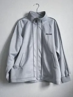 ジャージ シルバー 古着 スポーツ ゴルフ カジュアル