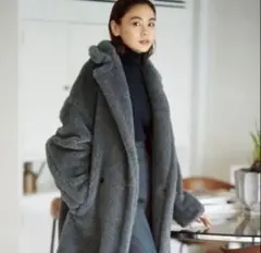 12/4限定⭐︎Max Mara テディベア アイコン コート XS 黒 MaxMara☆新作 テディベア アイコンコートTEDGIRL☆6色/関税込み (Max