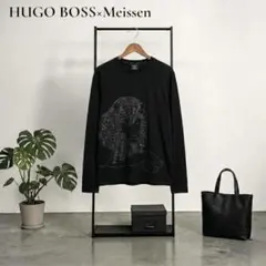 希少 HUGO BOSS×マイセン コラボ ライオン ロンT 長袖 ブラック Mのサムネイル