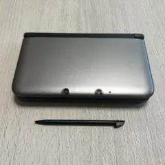液晶美品New 3DS LL グレー 本体 充電器、タッチペン付き、箱無し