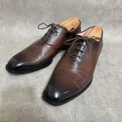 美品　TOMOE鞆ゑ　トモエ　ドレスシューズ　25cm ブラウンのサムネイル