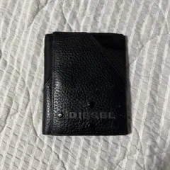 DIESEL 三つ折り財布 ブラック