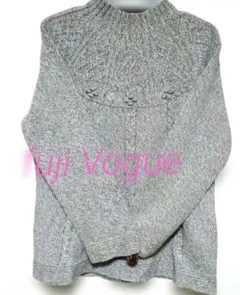fuji Vogueグレー ハイネック ニット【最終価格】
