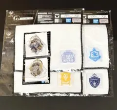 ツイステ 一番くじ E賞 F賞 ぷっくりアクリルキーホルダー G賞 ハンドタオル