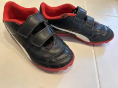 Nike ブラック/レッド サッカースニーカー ベルクロ　18cm