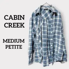 CABIN CREEK 【MEDIUM PETITE】長袖 チェック柄