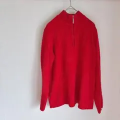 KAREN SCOTT 赤 ハイネック セーター【 S】