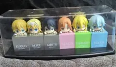 ソードアートオンライン　ひっかけフィギュアセット　(見えない所傷有)