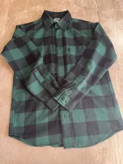 ネルシャツグリーン