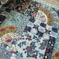 シーチング アニマルフォレスト ブルー 1M 生地