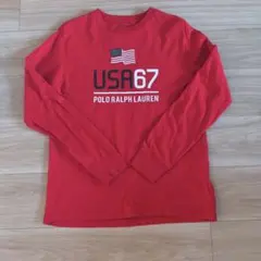 Polo Ralph Lauren 赤 長袖カットソー L