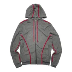 00s dirk bikkembergs 3Dパイピングジップパーカー 立体構造