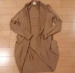 Tiara ベージュ ロングカーディガン　M