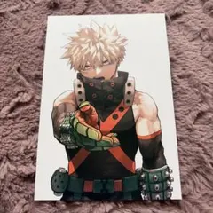 ヒロアカ 爆豪勝己 42巻 最終巻 特典 ポストカード　イラストカード ◤#ヒロアカ最終巻 発売記念③◢ #僕のヒーローアカデミア 最終42巻