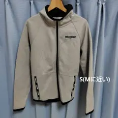 Hollister フルジップ パーカー S グレー