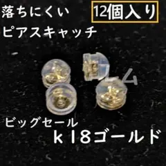 ●ビッグセール●★12個セット★　ピアスキャッチ　ダブロック