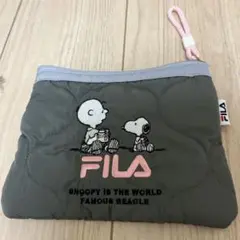 スヌーピー　FILA ポーチ　PEANUTS
