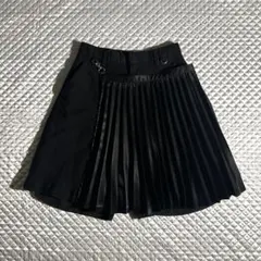 美品　Noir Kei Ninomiya ハーフパンツ　ファー　ウール　ブラック 美品 Noir Kei Ninomiya ハーフパンツ ファー ウール ブラック