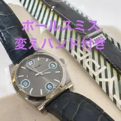 稼働品】ポールスミス 腕時計 カラーアイレット 6038 ネイビー ピンク
