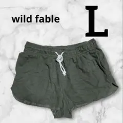 wild fable オリーブグリーン ショートパンツ 【L】裏起毛