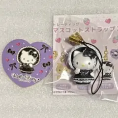 ハローキティ トレーディング マスコットストラップ2 ロリータブラック