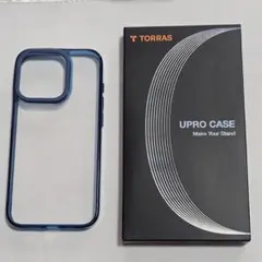 TORRAS iPhone 15 Pro 用 ケース UPRO CASE ブルー