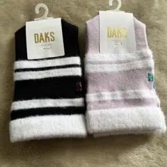 【新品】DAKS5本指ソックス2足セット