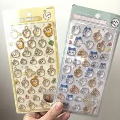 ちいかわ　ハチワレ　うさぎ　シールセット　ドロップシール