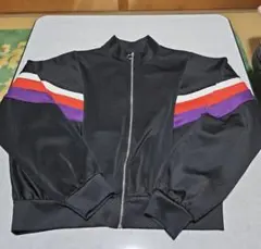 Bershka ユニセックスカラーブロック ジャージジップアップジャケット 丈短