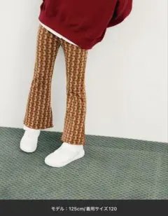 ローリーズファーム LOWRYSFARM カットＪＱフレアパンツ 110 120