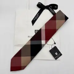 新品 ショップ袋付可　ブラックレーベルクレストブリッジ ネクタイ バーバリー