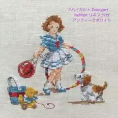 クロスステッチ完成品✨️小さなすいへいさん♡ヴェロニクさんのサムネイル