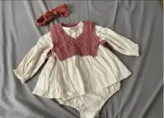 女の子　洋服　breeze ワンピース　ベスト