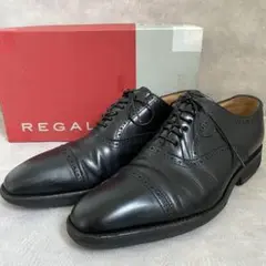 REGAL リーガル 32ER ストレートチップ レザー ブラック 25.5cm