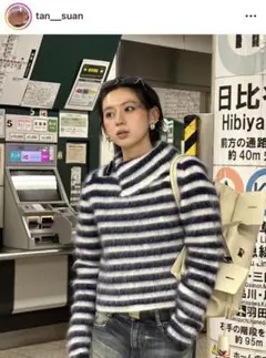 ꧁꧂ Jacquemus ボーダーニット 最安値!]꧁꧂ Jacquemus ボーダーニット - メルカリ