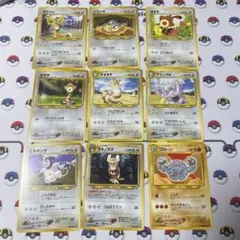 ポケモンカード　旧裏　ポケモン　９点セット