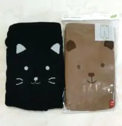 ユニクロUNIQLOベビー　　ニットレギンス2枚100cm 新品+中古セット