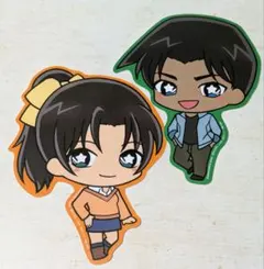 名探偵コナン ビッグダイカットステッカー 遠山 和葉 服部 平次