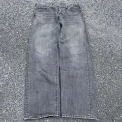 バギーデニム黒