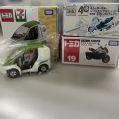 トミカ 7-Eleven 電動車 & スズキカタナセット スカイウェイブのサムネイル