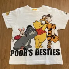 プーさん Tシャツ POOH'S BESTIES サイズ140