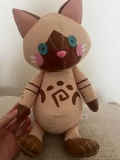 美品　モンスターハンター アイルー ぬいぐるみ　がま口　セット 美品 モンスターハンター アイルー ぬいぐるみ がま口 セット - メルカリ