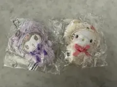 【サンリオ ガチャガチャ】キティーとクロミセット