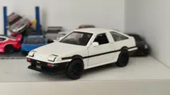 トヨタ AE86 スプリンタートレノ ミニカー ホワイト