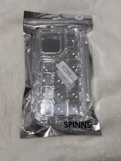SPINNS クリアケース iPhone16用　ぽこぽこケース