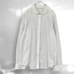 persodea ペルソディア レース襟 長袖 ブラウス シャツ 丸襟 ＬＬ